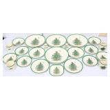 Lot of Spode Christmas Tree dinnerware