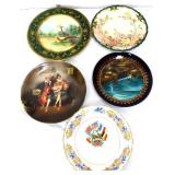 Lot of 5 vintage plates