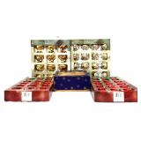 Estate lot of Christmas ornaments, some in box
