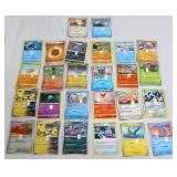 Lot of 26 1 grain silver bars on Pokemon cards