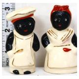Vntg Americana 3in chef salt/pepper set