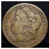 1889O Morgan silver dollar