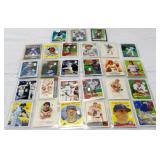 Lot of 27 1 grain silver bars on sports cards
