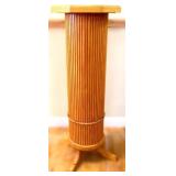 Blonde mirror top fern stand