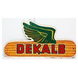 Vntg masonite 31.25x16.5 DeKalb sign