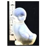 Fenton opalescent 3in duck figure