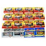 Lot of 16 toy race cars in org packages