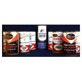 Lot of 12 assorted oil cans