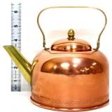 Vintage copper tea kettle