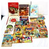 Mixed estate lot of comics and books
