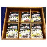 Lot of 6 NASCAR cars in showcase NO SHIPPING