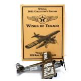Die cast Wings Of Texaco 1929 Buhl CA6 plane w box