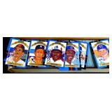 1988 Donruss bseball card box with contents