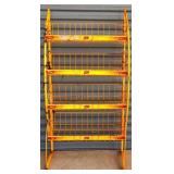 Vntg metal Bauducco display rack