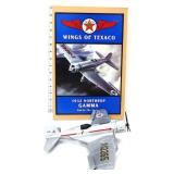 Die cast Wings of Texaco Northrop Gamma plane, box