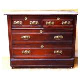 Vintage oak 2 over 2 dresser see photos