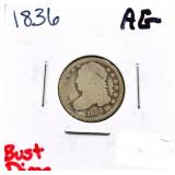 1836 bust dime
