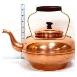 Vintage copper Tagus Portugal tea kettle
