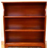 Vintage wood 3 shelf bookshelf