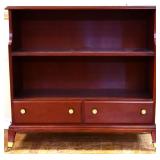 Vintage 2 drawer bookcase on wheels