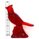 Ruby red 6in cardinal bird figure