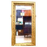 Gold frame 46x14.5 mirror NO SHIP