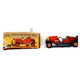 Vntg Cragstan tin litho 1914 Stutz Bearcat car