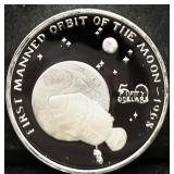 1oz Marshall Islands Moon Orbit silver proof