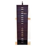 Vintage metal multi drawer watchmaker