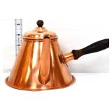 Vintage copper cocoa pot