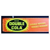 Metal red/yellow Drink Double Cola sign