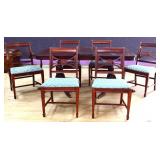 Vntg 7 piece dining set w/ leaf