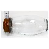 Small clear glass ant trap