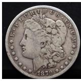 1879 Morgan silver dollar