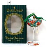 Waterford New Year Toast Christmas ornament in box