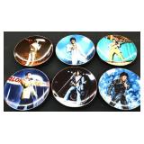 Lot of 6 Elvis collector plates