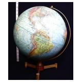 Vintage globe on stand