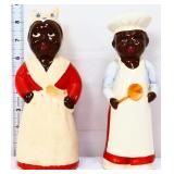 Pair americana figural 8.5in range set
