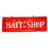 12x36in Bait Shop tailgate sign NO SHIPPING