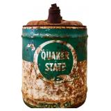 Vntg 5gal Quaker State Motor Oil can see pics
