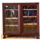 Vintage empire clawfoot bookcase see photos