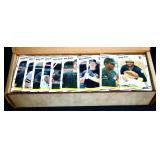 1988 Fleer baseball card box with contents