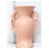 Vntg pink McCoy 10in vase