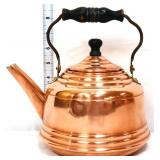 Vintage copper tea kettle