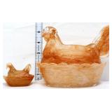 Amber marble 2 piece HON lot