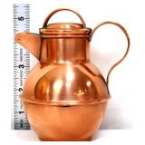 Vintage copper 5in cream pitcher