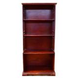 Vintage mahogany 4 shelf bookshelf, see photos
