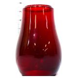 Vintage red lantern globe