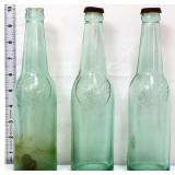 Lot of 3 vntg Iroquis beer bottles