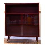 MCM sliding glass door bookcase see pics